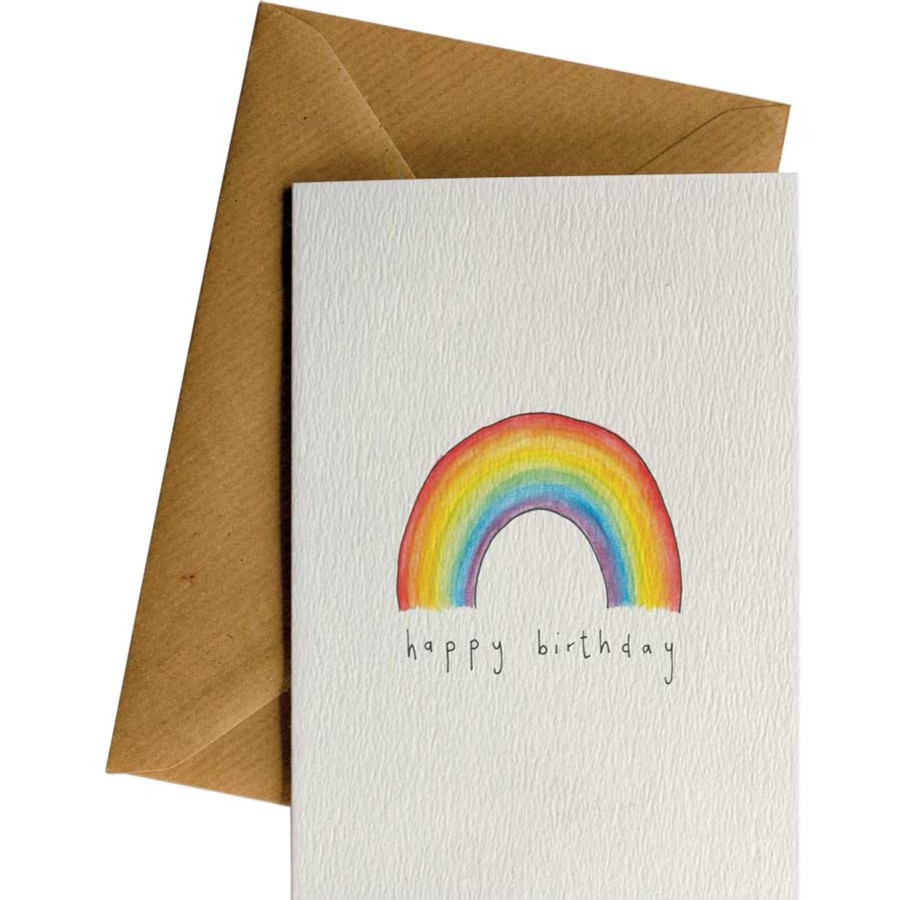 Eco Cards Friendsheep | Happy Birthday Rainbow-Greeting Card