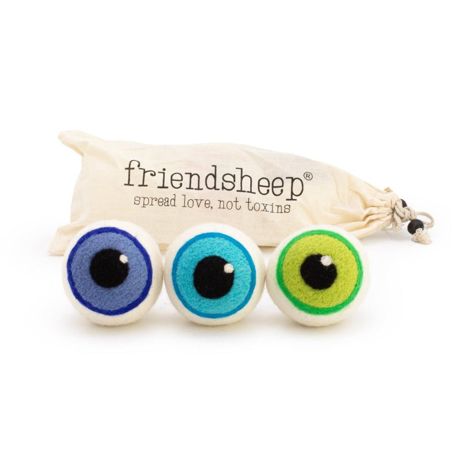 Eco Dryer Balls Friendsheep | Blue Eerie Eyeballs-Limited Edition