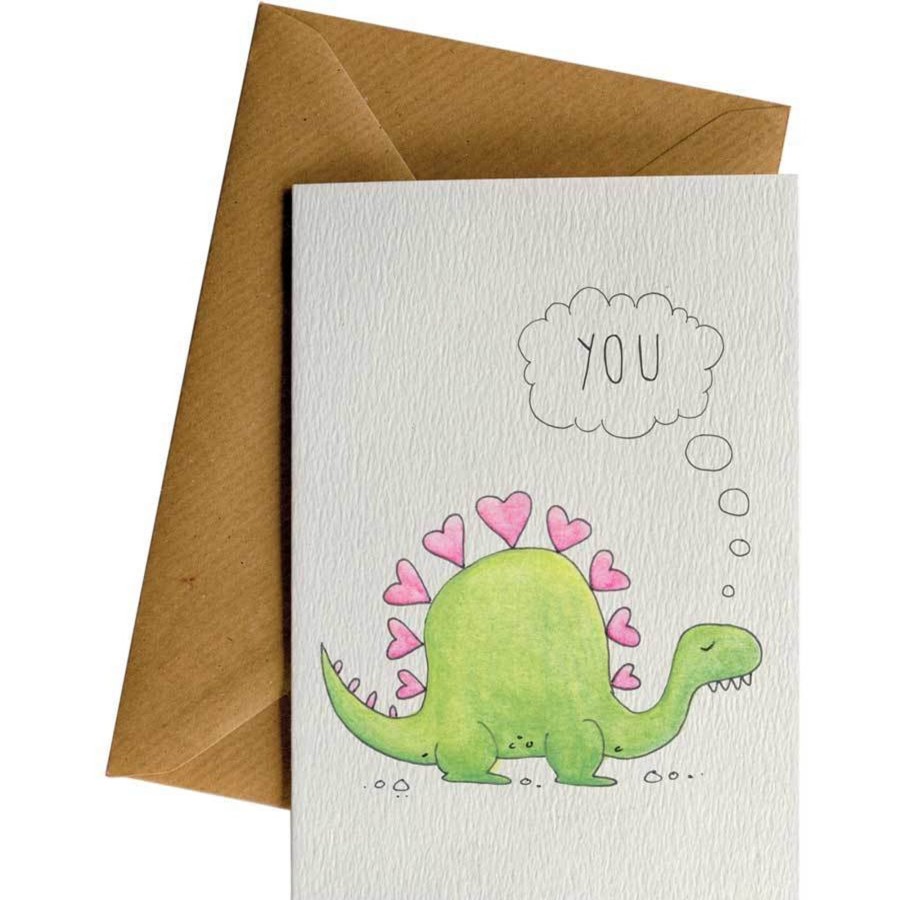 Eco Cards Friendsheep | Stegosaurus You-Greeting Card