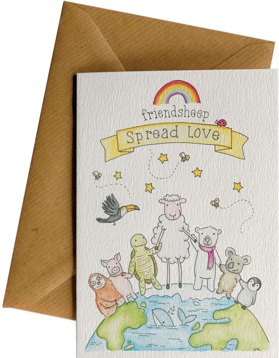 Eco Cards Friendsheep | Spread Love-Greeting Card