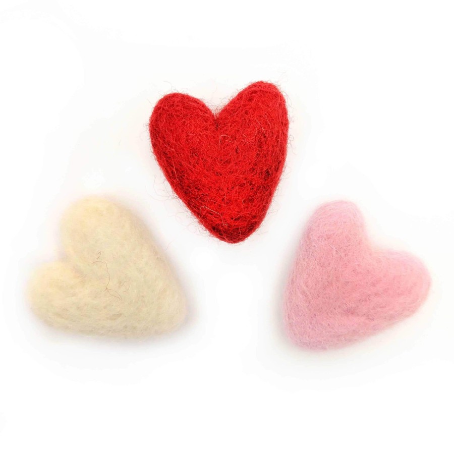 Eco Decor Friendsheep | Eco Fabric Fresheners-Pink Valentine-Set Of 3