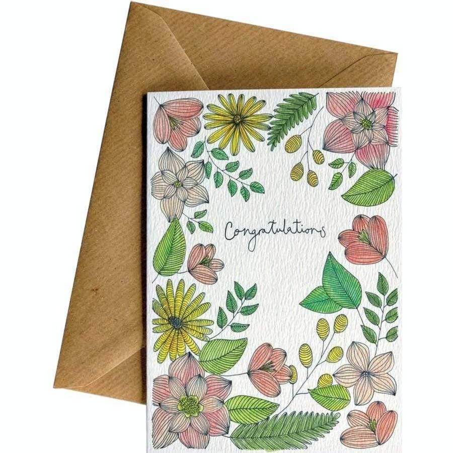 Eco Cards Friendsheep | Congratulations Flowers-Greeting Card