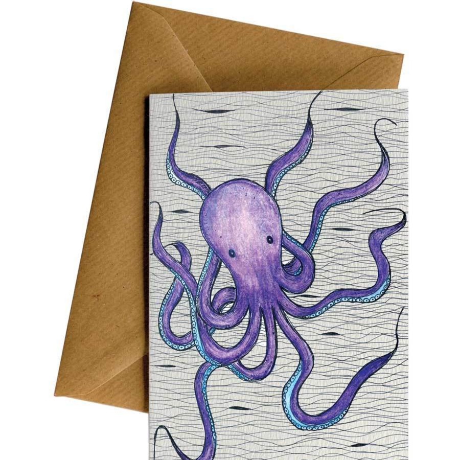 Eco Decor Friendsheep | Octopus-Greeting Card