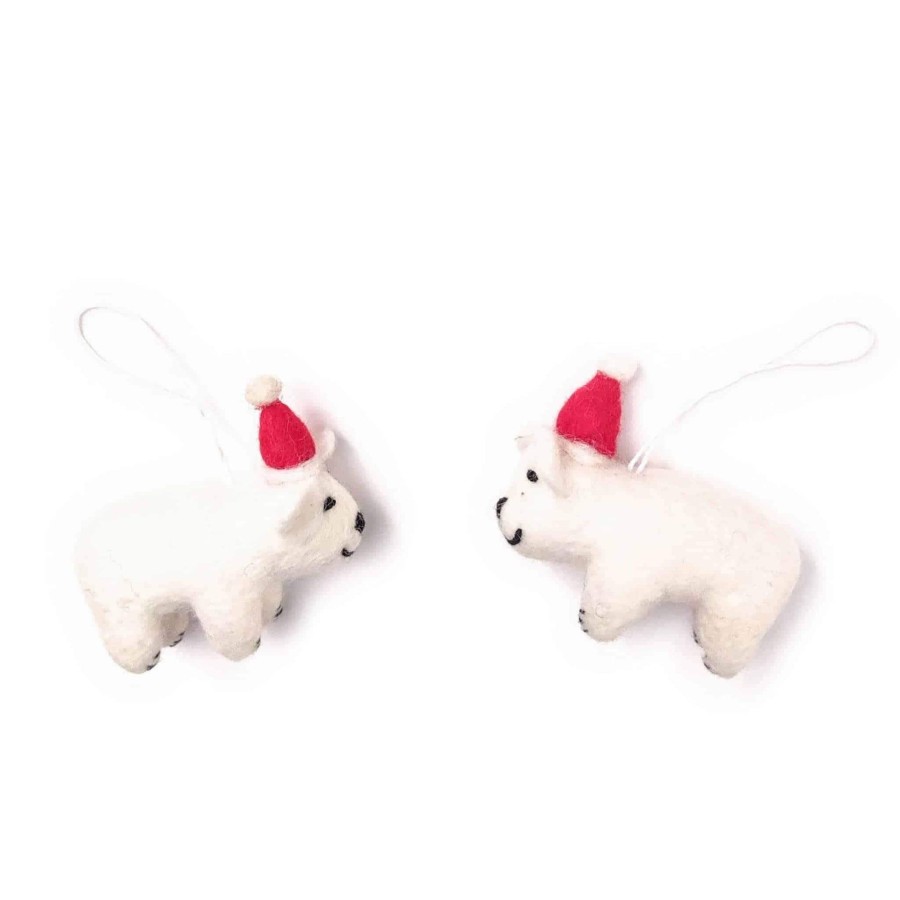 Eco Decor Friendsheep | Santa'S Bears-Set Of 2