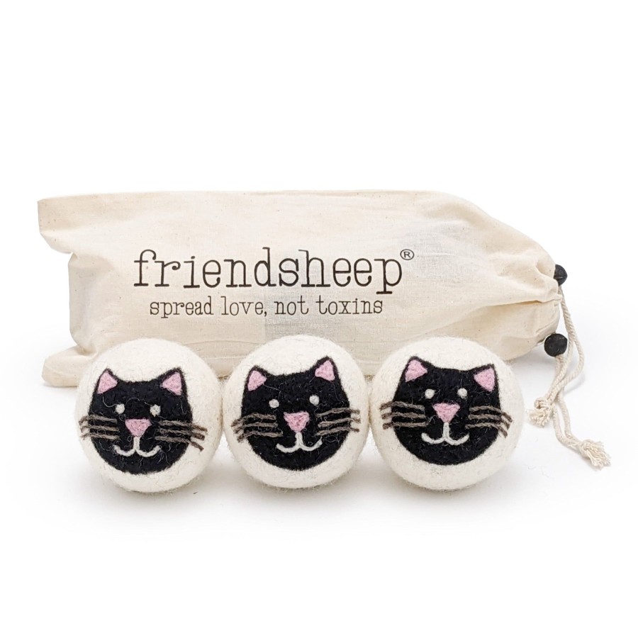 Eco Dryer Balls Friendsheep | Black Cats-Limited Edition