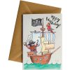 Eco Cards Friendsheep | Appy Birthday! (Pirate Ship)-Greeting Card