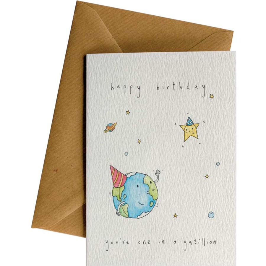 Eco Cards Friendsheep | One In A Gazillion Happy Birthday-Greeting Card