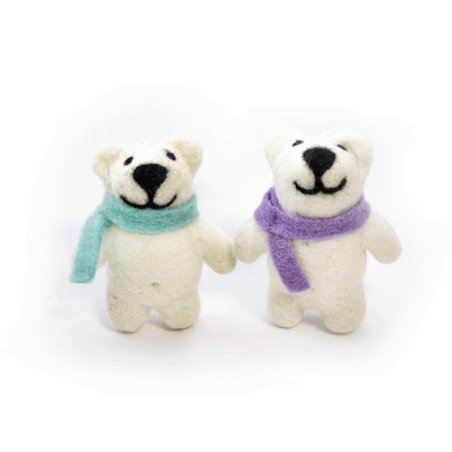 Eco Decor Friendsheep | Happy Bears Eco Ornaments-Set Of 2