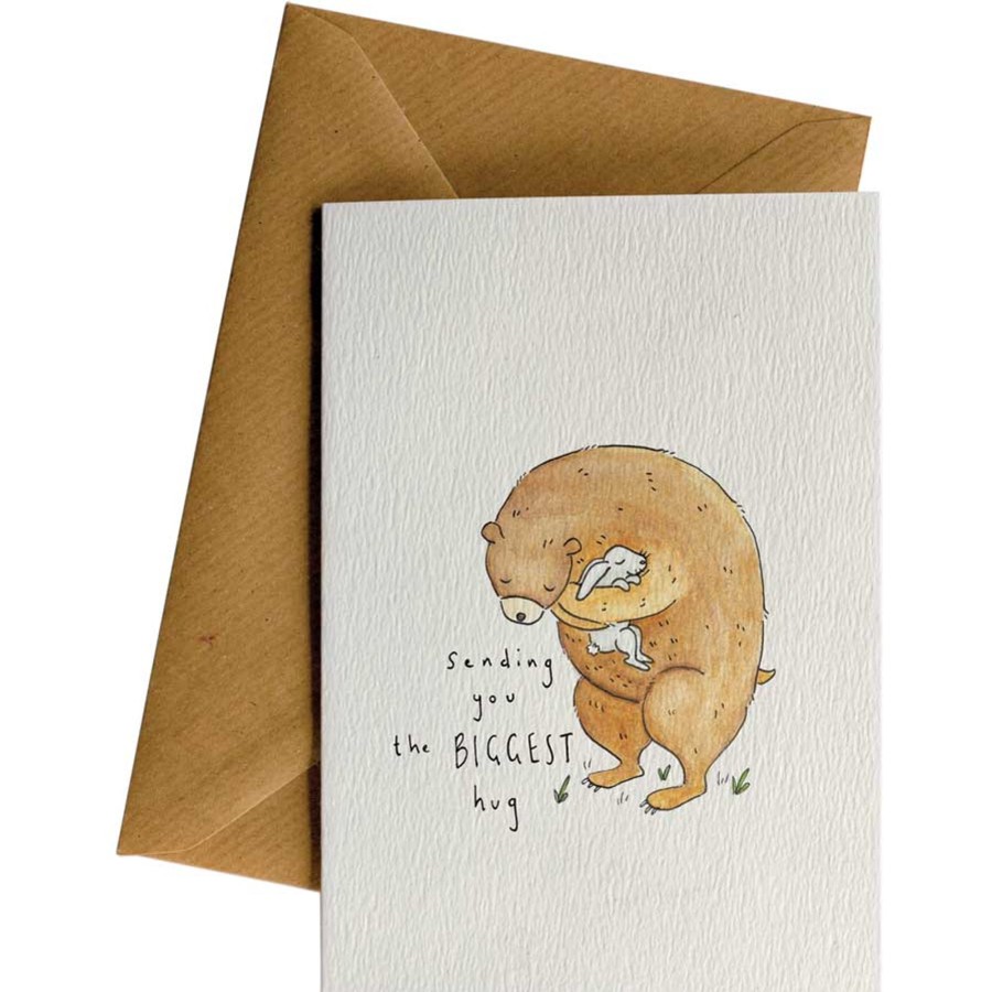 Eco Cards Friendsheep | Biggest Bear Hug-Greeting Card