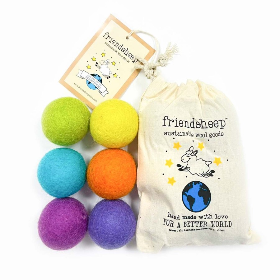 Eco Decor Friendsheep | Eco Toy Ball "Rainbow Land"-Set Of 6