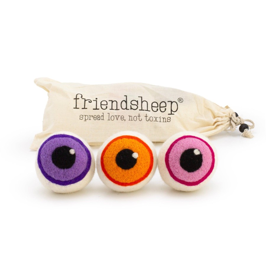 Eco Dryer Balls Friendsheep | Pink Eerie Eyeballs-Limited Edition