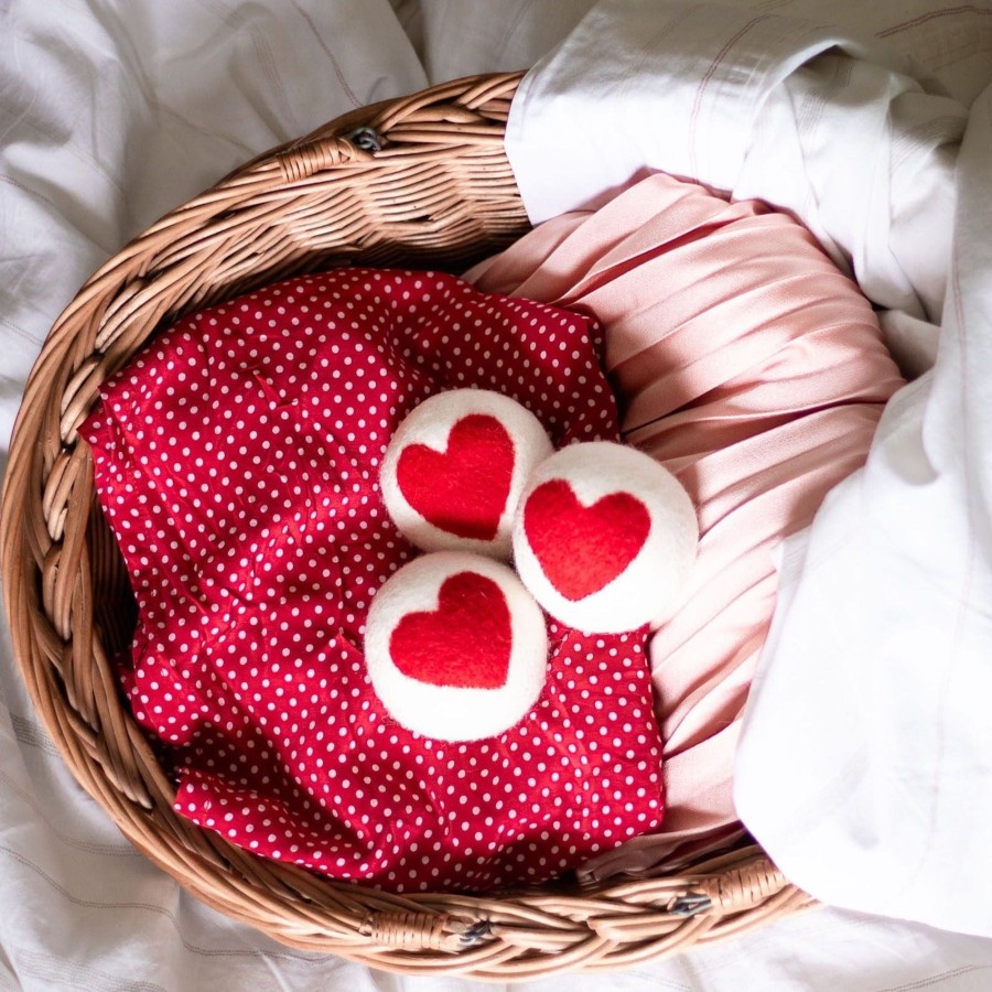 Eco Dryer Balls Friendsheep | Heart Trio