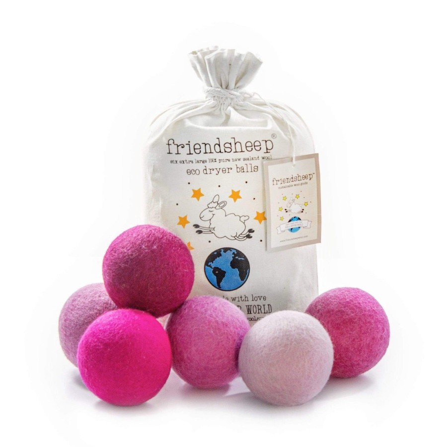 Eco Dryer Balls Friendsheep | Pink Valentine