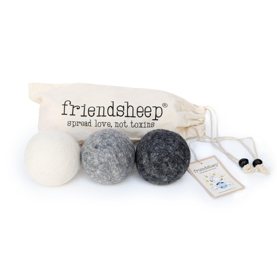 Eco Dryer Balls Friendsheep | Grey Mix Trio