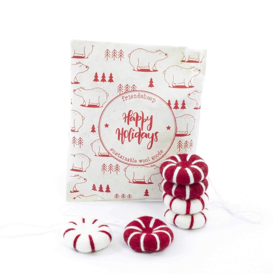 Eco Fresheners Friendsheep | Peppermint Eco Fresheners Ornaments-Reds