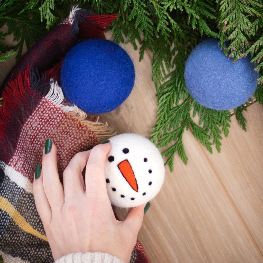 Eco Dryer Balls Friendsheep | Vintage Holidays-Blue