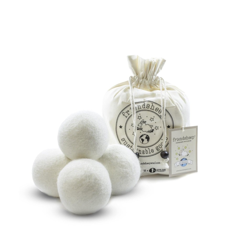 Eco Dryer Balls Friendsheep | Zero White