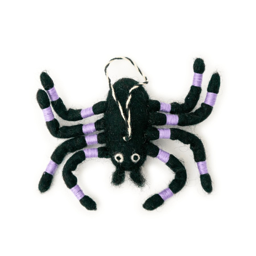 Eco Decor Friendsheep | Zippy The Black And Purple Spider