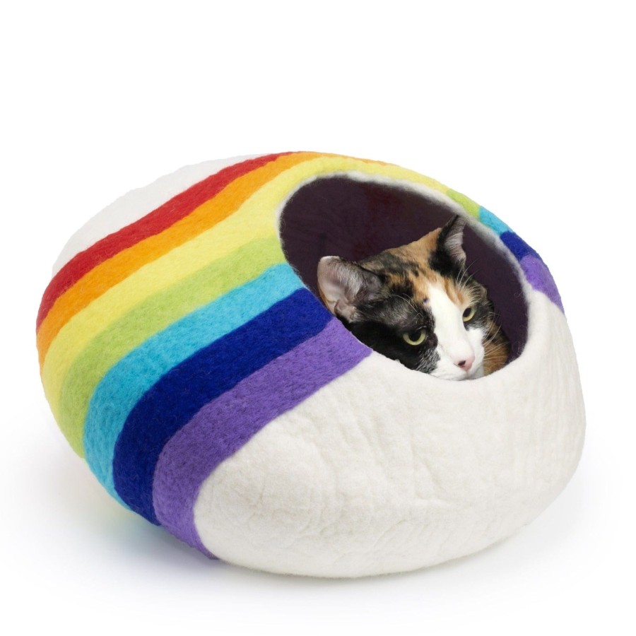 Eco Decor Friendsheep | Rainbow Eco Kitty Cave