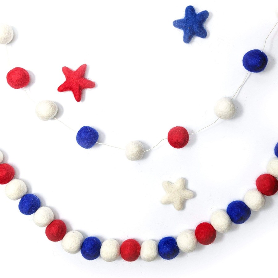 Eco Fresheners Friendsheep | Red White And Blue Eco Garland