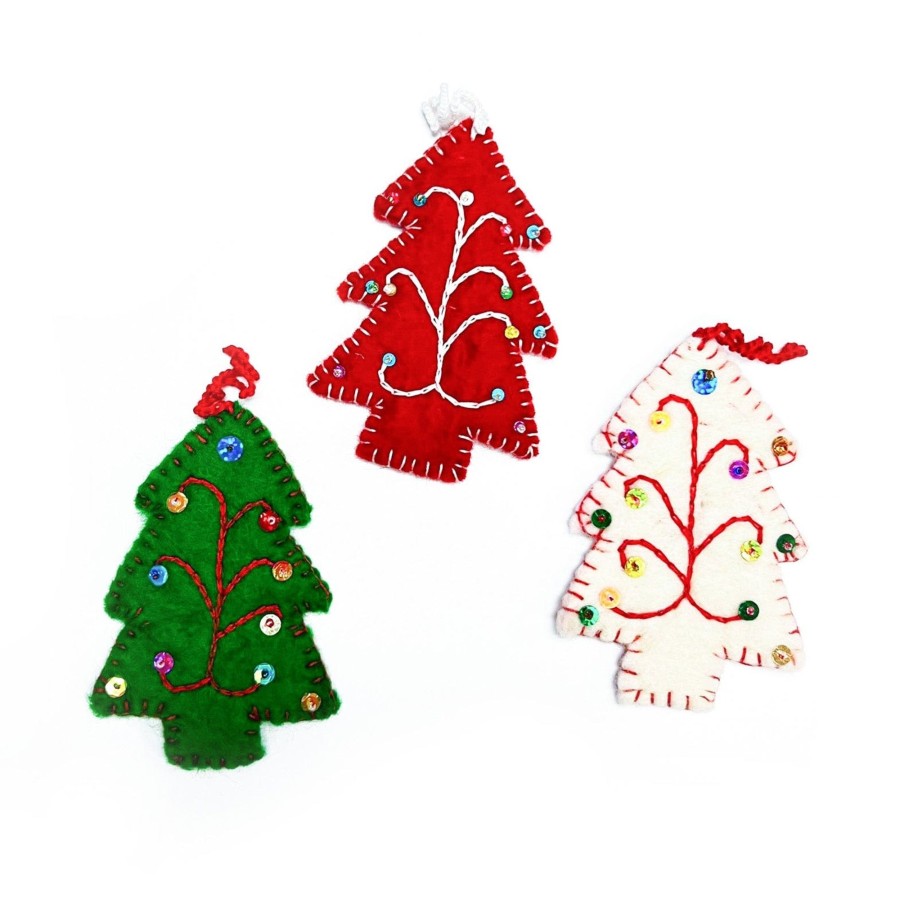 Eco Decor Friendsheep | Classic Pine Trees (Set Of 3)-Unique