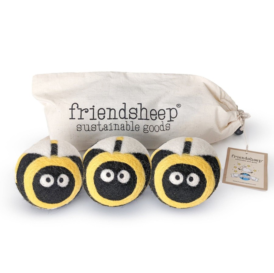 Eco Dryer Balls Friendsheep | Bee Trio