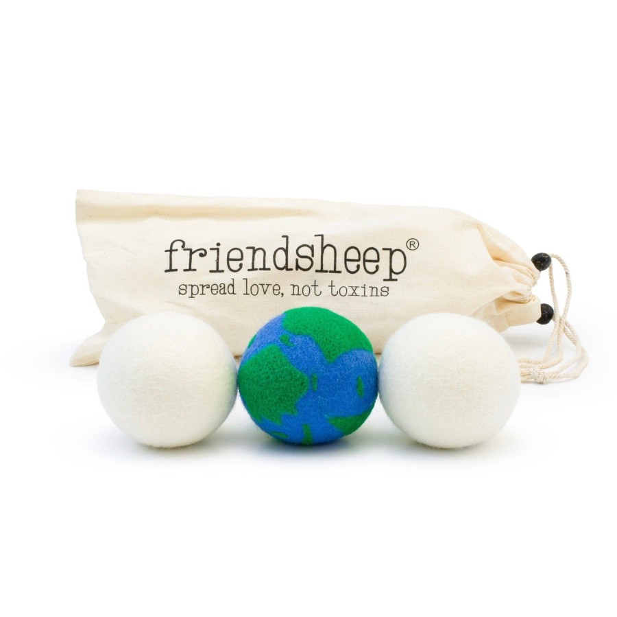 Eco Dryer Balls Friendsheep | No Planet B Trio