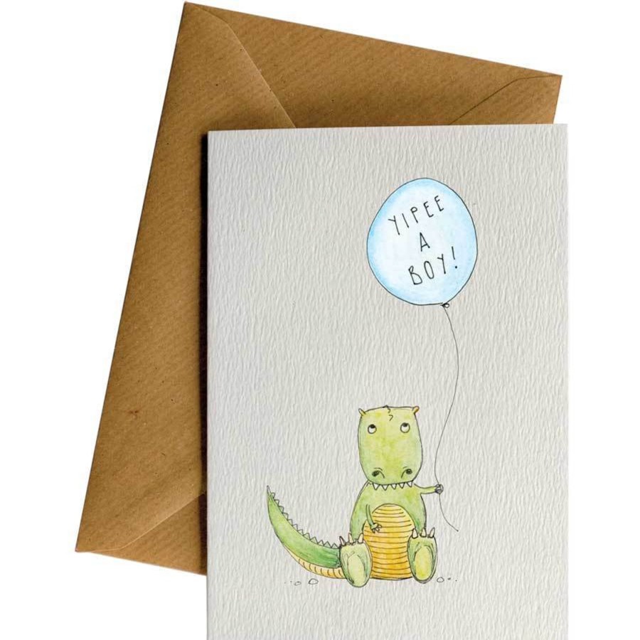 Eco Cards Friendsheep | Yipee A Boy!-Greeting Card