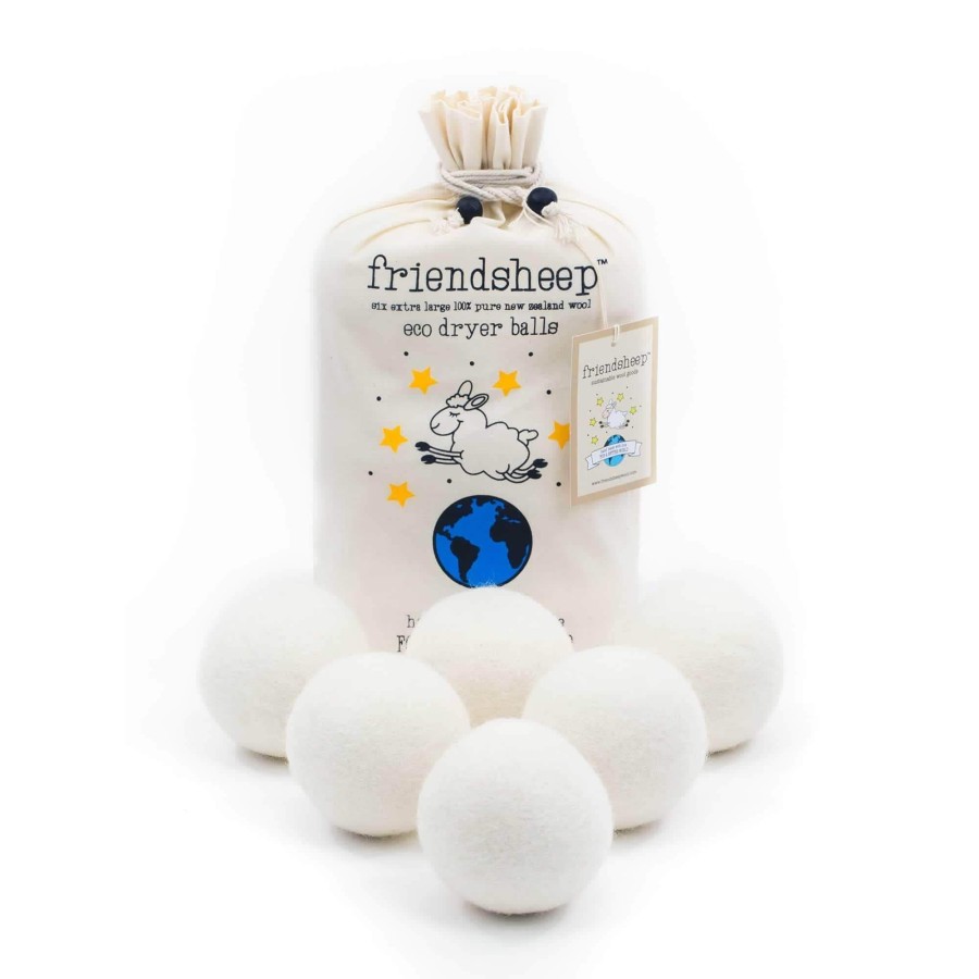 Eco Dryer Balls Friendsheep | Creamy White