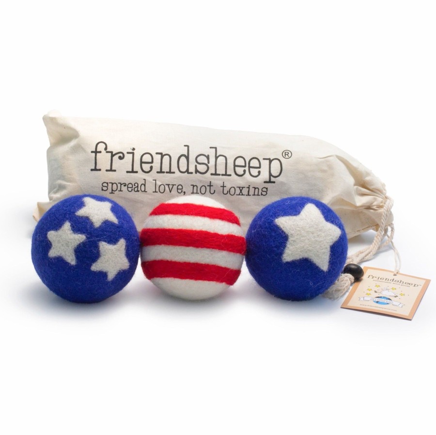 Eco Dryer Balls Friendsheep | Stars & Stripes-Special Edition