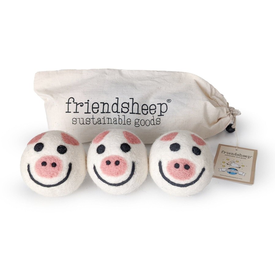 Eco Dryer Balls Friendsheep | Pig Trio