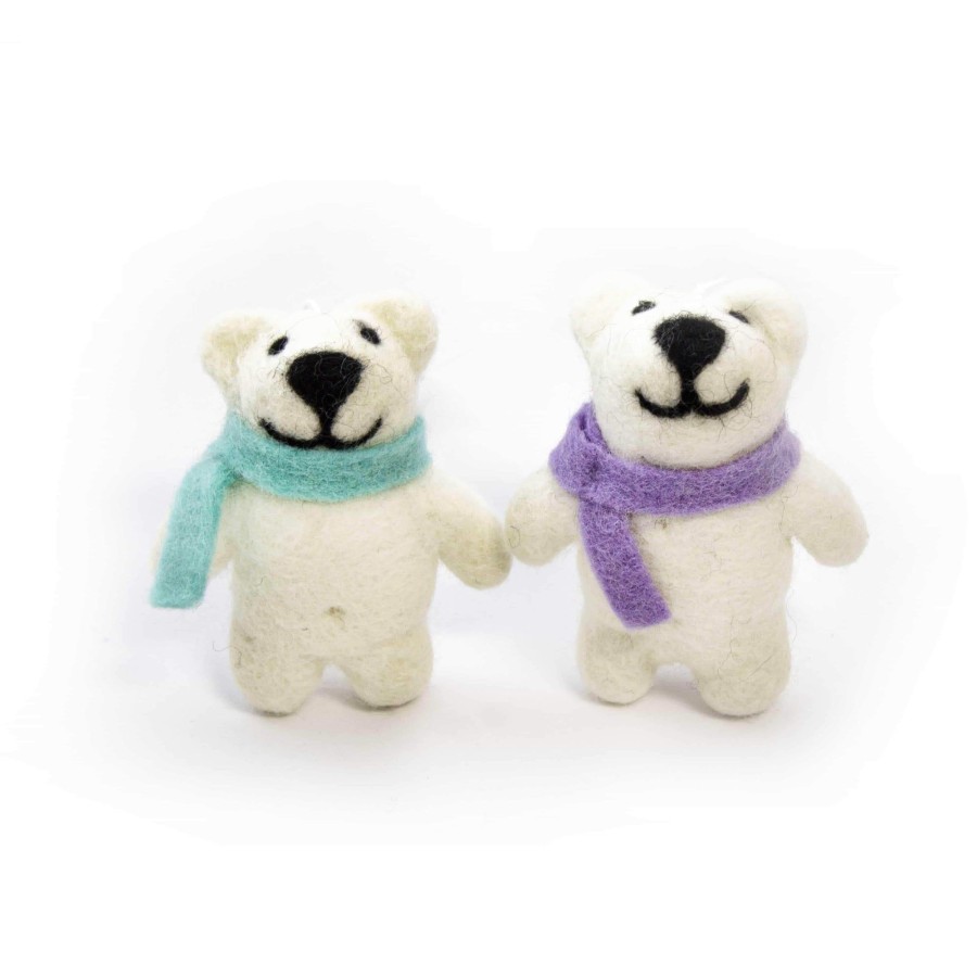 Eco Decor Friendsheep | Happy Bears Eco Ornaments-Set Of 2