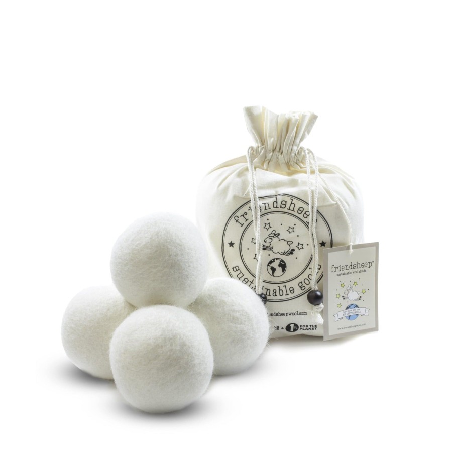 Eco Dryer Balls Friendsheep | Zero White