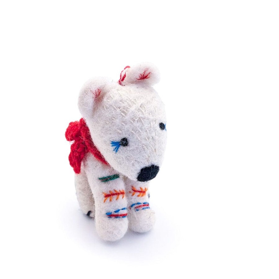 Eco Decor Friendsheep | Nita The Polar Bear Eco Ornament