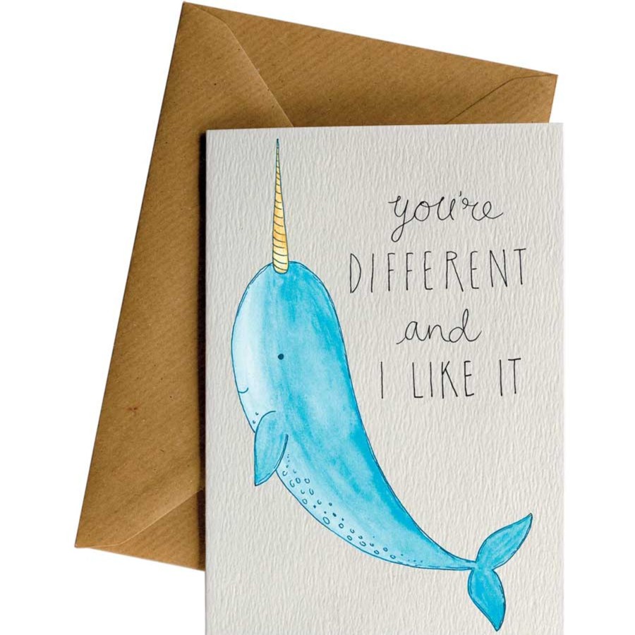 Eco Cards Friendsheep | Narwhal-Greeting Card