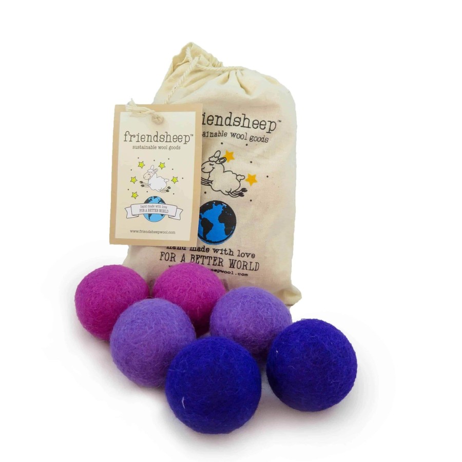 Eco Pets Friendsheep | Eco Toy Ball " Rain"--Set Of 6 Purple