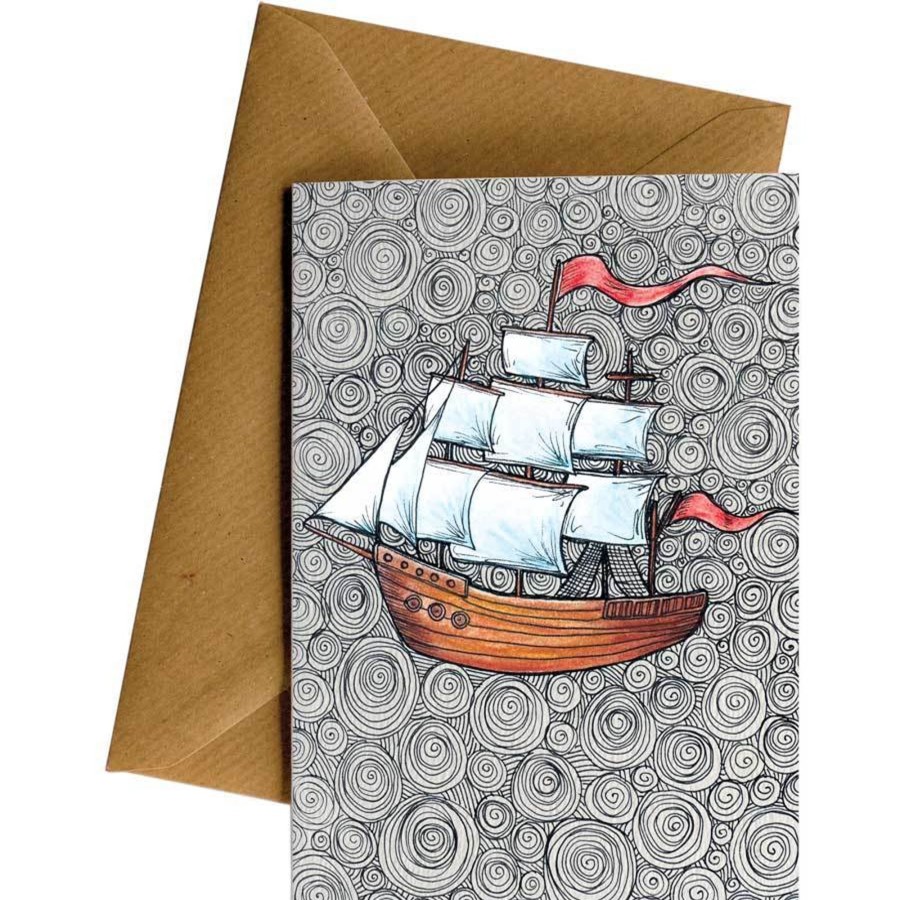 Eco Cards Friendsheep | Ship-Greeting Card