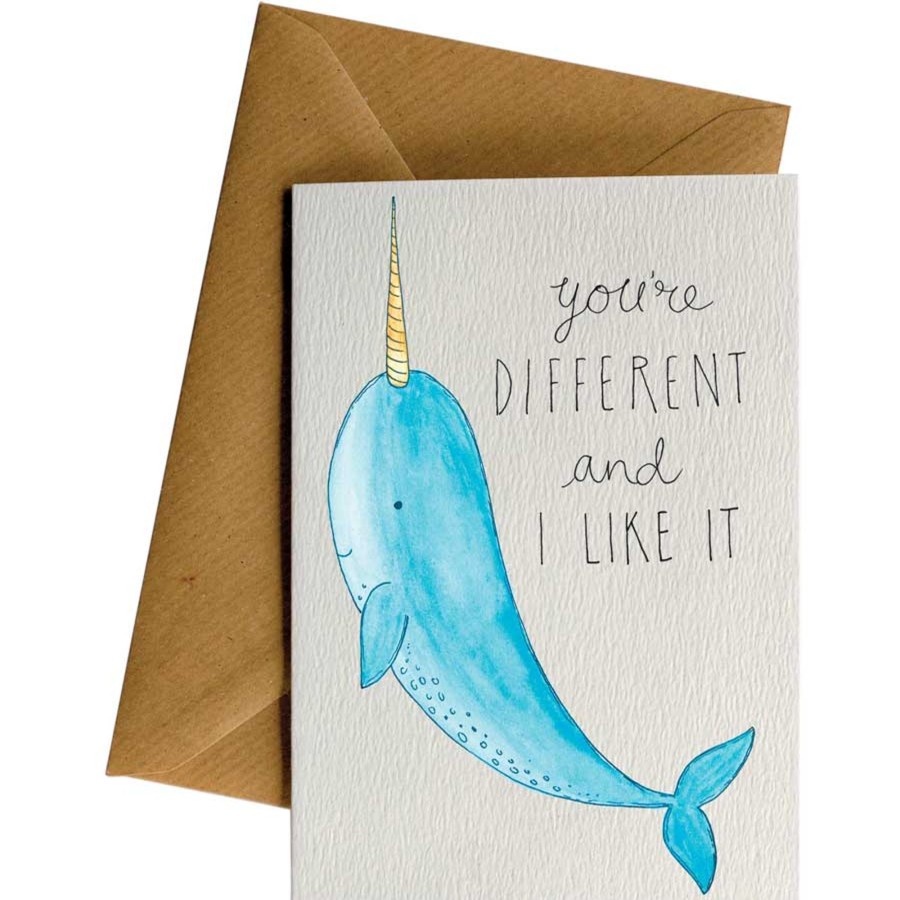 Eco Decor Friendsheep | Narwhal-Greeting Card