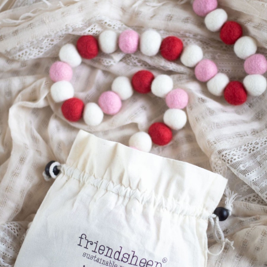 Eco Decor Friendsheep | Red Valentine-Eco Garland