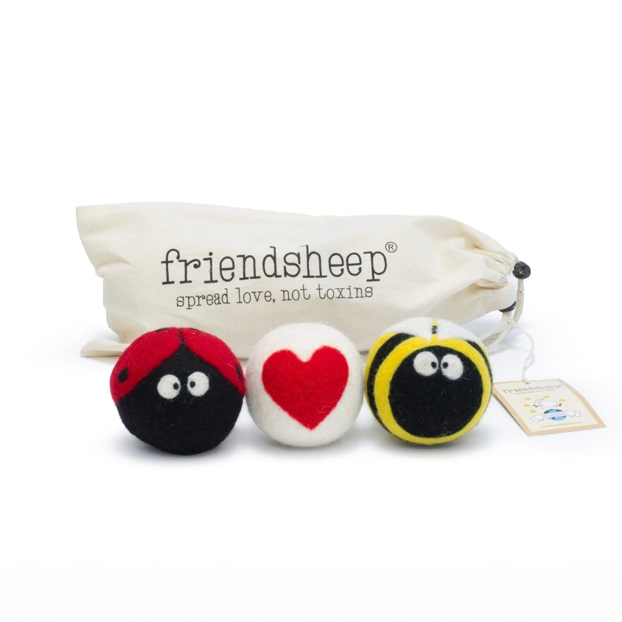 Eco Dryer Balls Friendsheep | Buzz Trio