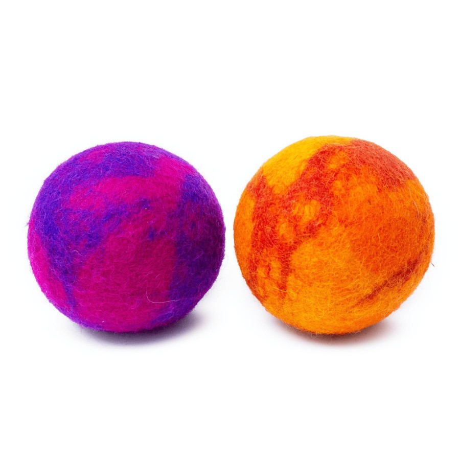 Eco Pets Friendsheep | Dog Toy Ball Set Of 2-Lava