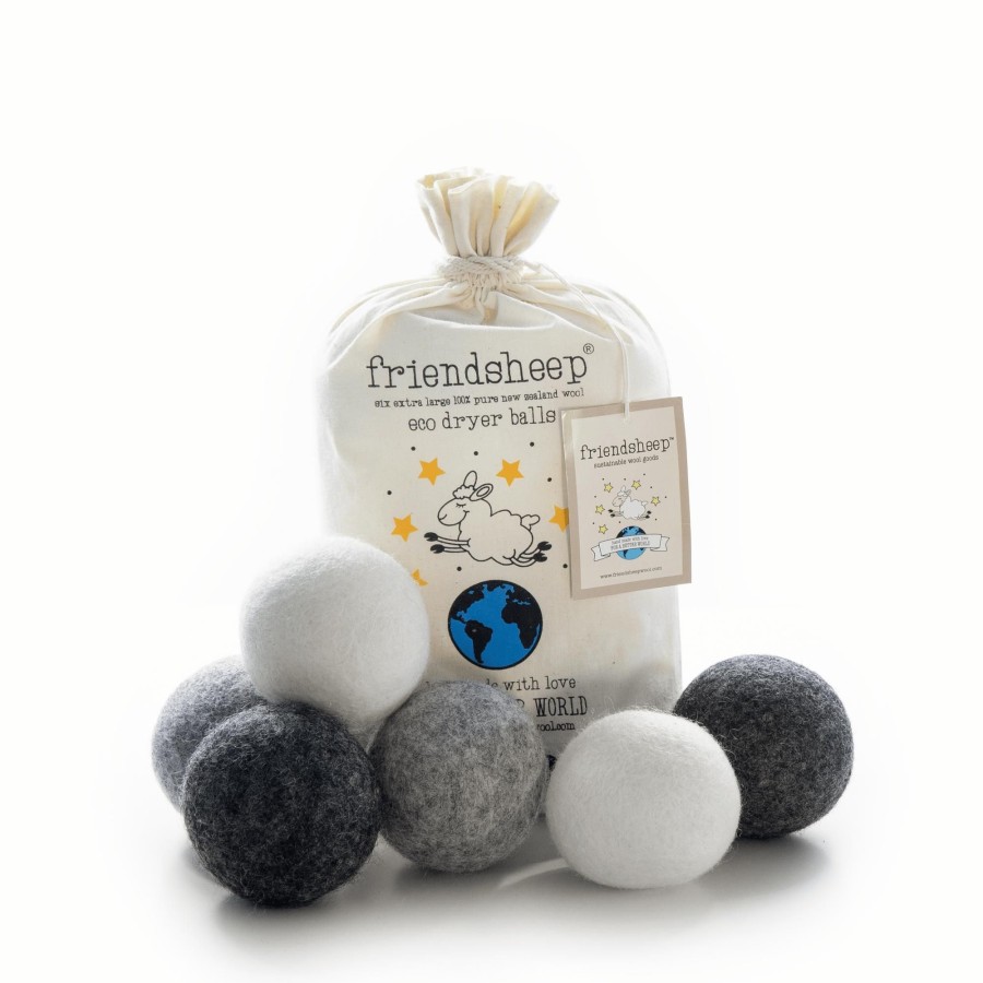 Eco Dryer Balls Friendsheep | Grey Daze