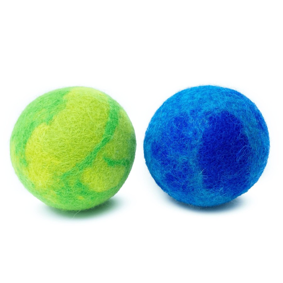 Eco Pets Friendsheep | Dog Toy Ball Set Of 2-Ocean