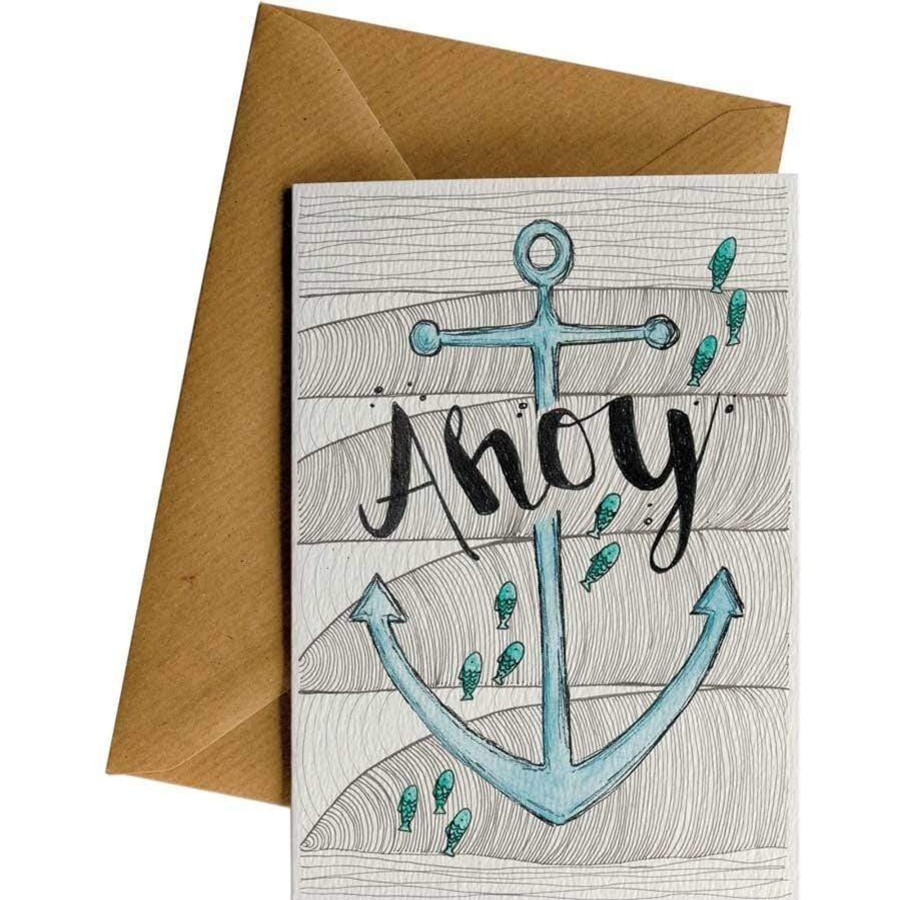 Eco Cards Friendsheep | Ahoy Anchor-Greeting Card