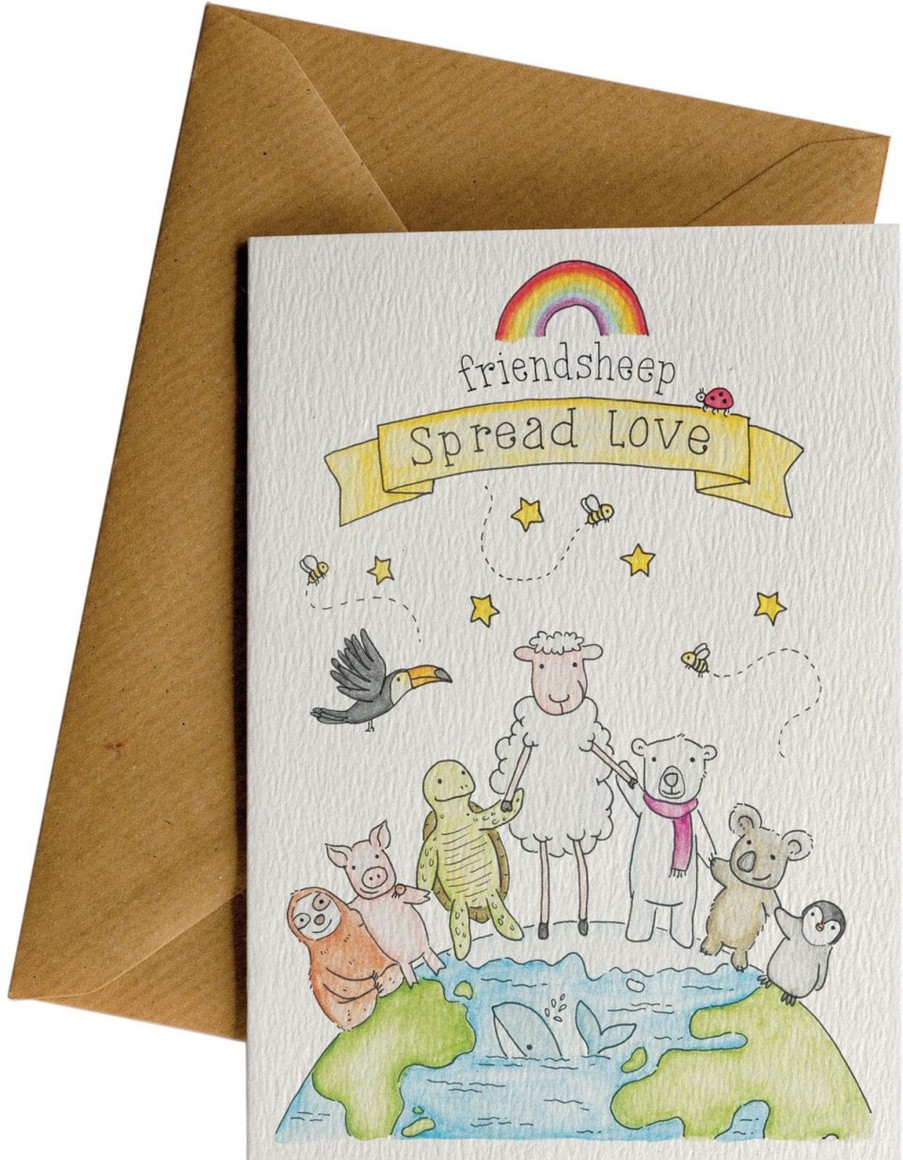 Eco Decor Friendsheep | Spread Love-Greeting Card